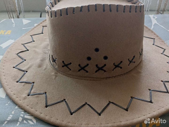 Шляпа мужская ковбойская