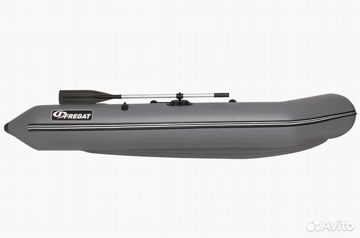Лодка пвх Фрегат 280 Е нднд, серая