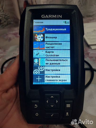 Эхолот Garmin striker plus 4cv transducer GT20-TM