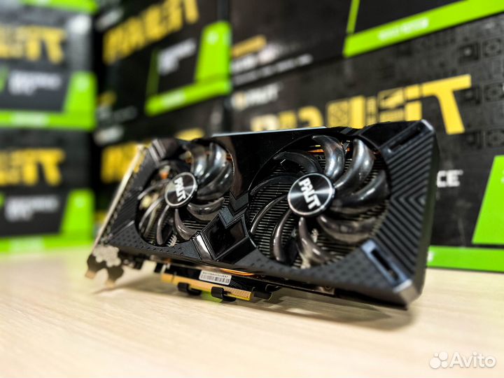 Видеокарта Palit GeForce GTX 1660 Super GP 6Gb