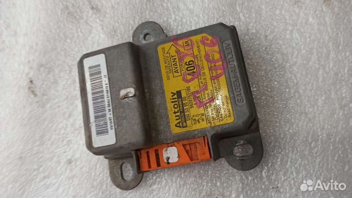 Блок управления Air bag SRS Peugeot 406