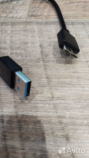 Кабель USB 3.0 - USB 3.0 тип B (0,3 метра) HDD SSD