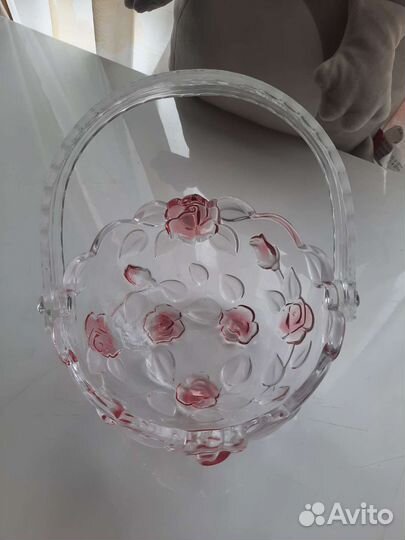 Конфетница с ручкой, менажница,блюдо, ваза-сердце