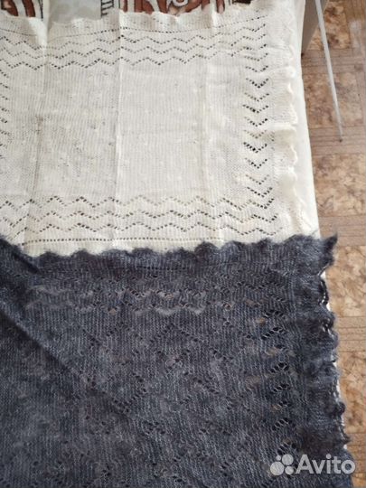 Вязаный платок,палантин