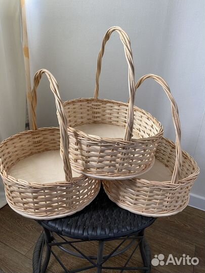 Корзина плетеная для пасхи