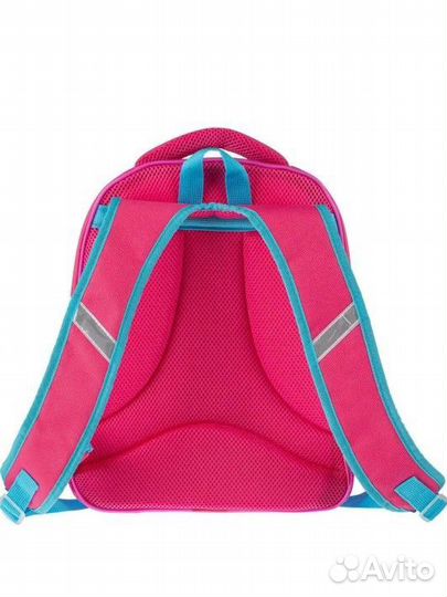 Новый Рюкзак школьный school 1 розовый с леопардом