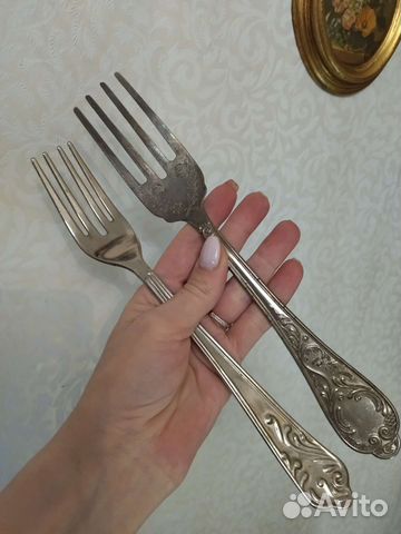 Вилка для мяса винтаж Италия