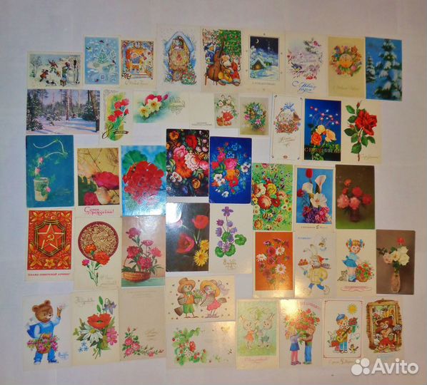 Открытки СССР чистые