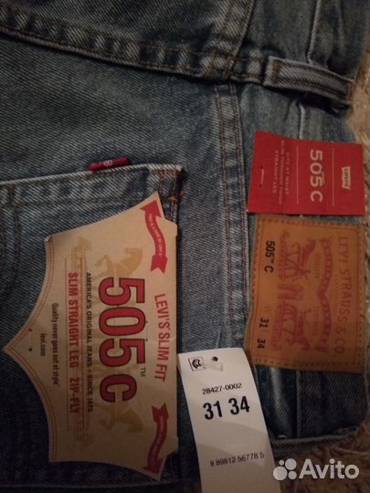 Джинсы Levis оригинал