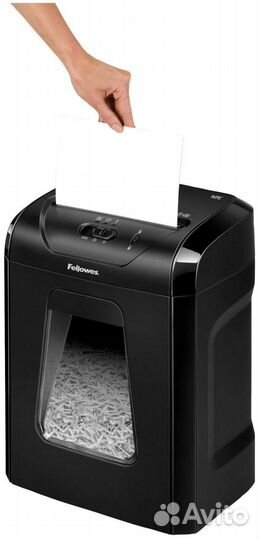 Уничтожитель бумаг Fellowes Powershred 12C черный