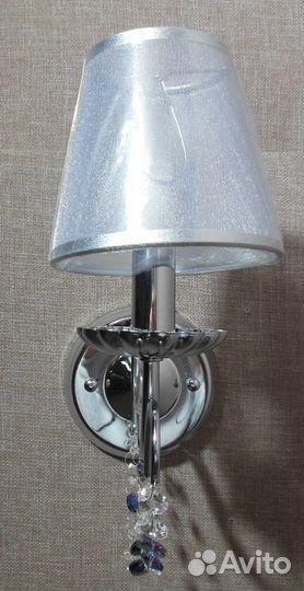 Люстра Бра Хрусталь - 10069/1 хром/прозрачный