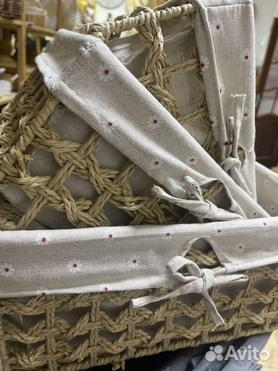 Набор корзин для хранения 3 шт