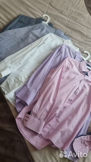 Рубашки мужские 44-46 Италия (5шт) пакетом