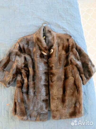 Шуба норковая автоледи, б/у, размер 42
