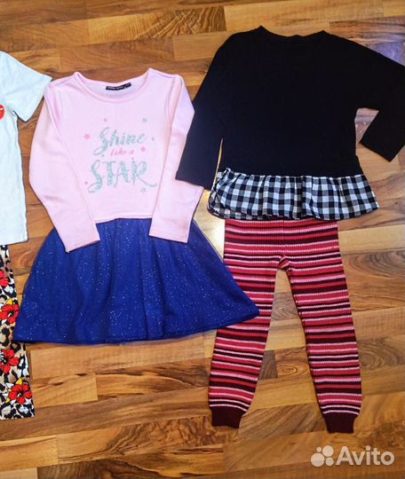 Вещи пакетом и новые вещи р116-122см