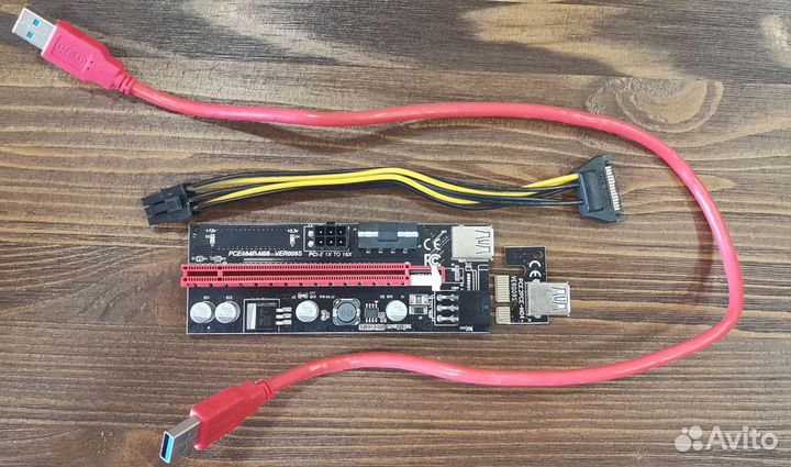 Райзеры (Riser) PCI-E версия 009s для видеокарт