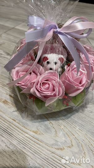 Мыло ручной работы букеты