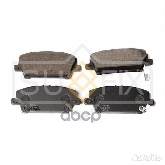 Колодки тормозные дисковые перед прав/лев B