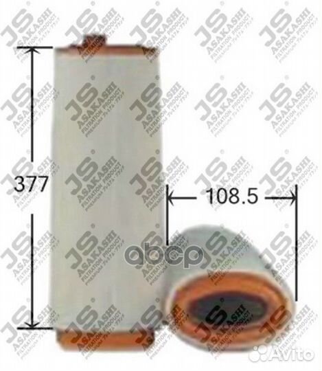 Фильтр воздушный A0139 JS Asakashi