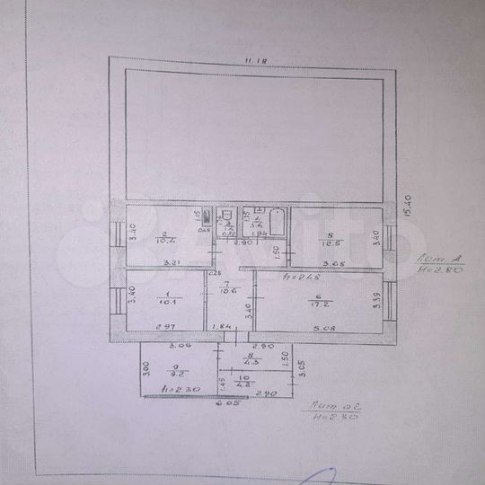 Дом 62 м² на участке 9 сот.