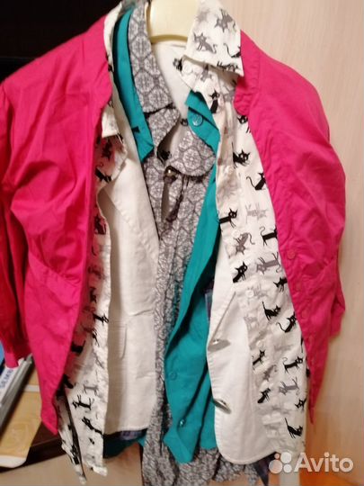 Летние блузки, рубашки и юбки р 42, 44