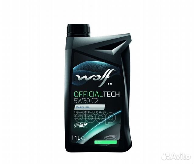 Wolf officialtech 5W30 C2 SN/CF Масло моторное
