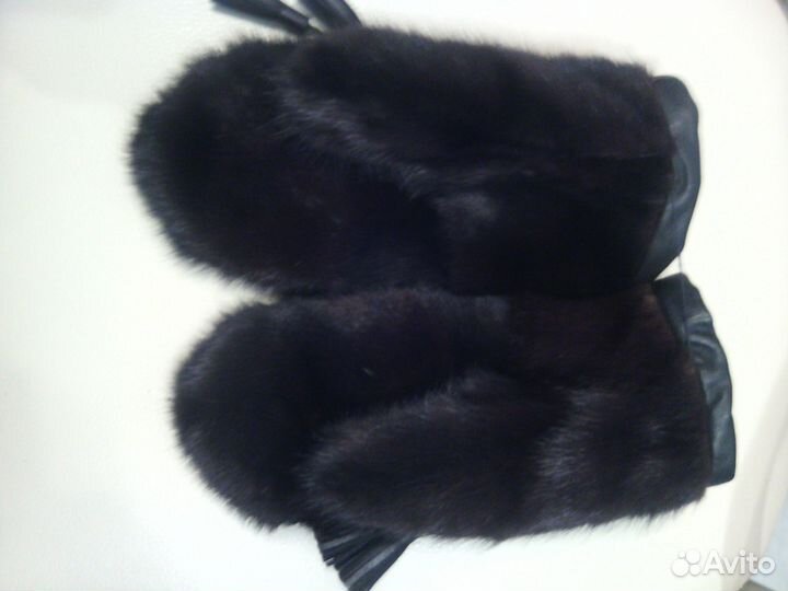 Варежки норковые