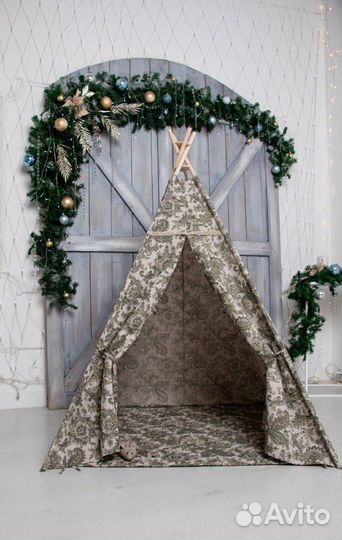 Домик Вигвам в полной комплектации, система антиск