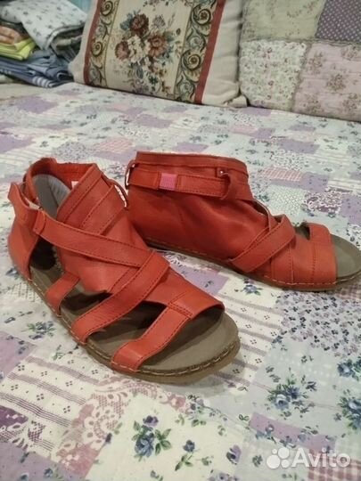 Туфли-босоножки, нат. кожа Португалия,38р,новые