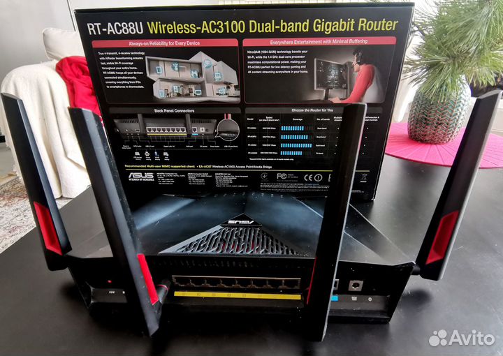 Wi-Fi роутер asus RT-AC88U