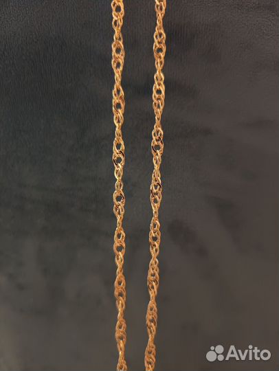 Цепочка крученая, бижутерия