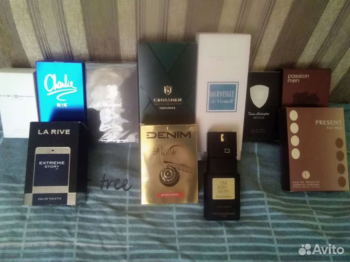 Духи мужские из личной коллекции,7 шт