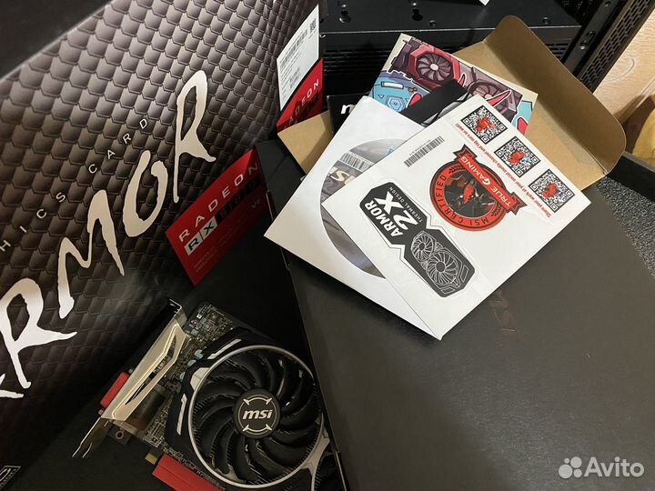 Видеокарта MSI AMD Radeon RX 580 armor 8G OC