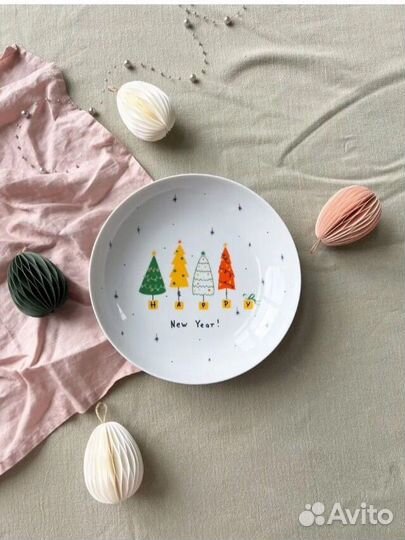 Набор детской посуды из фарфора