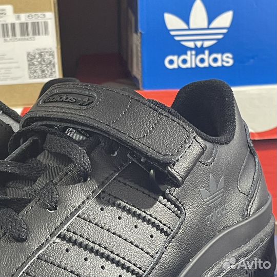 Adidas Originals Forum Low Triple Black оригинал