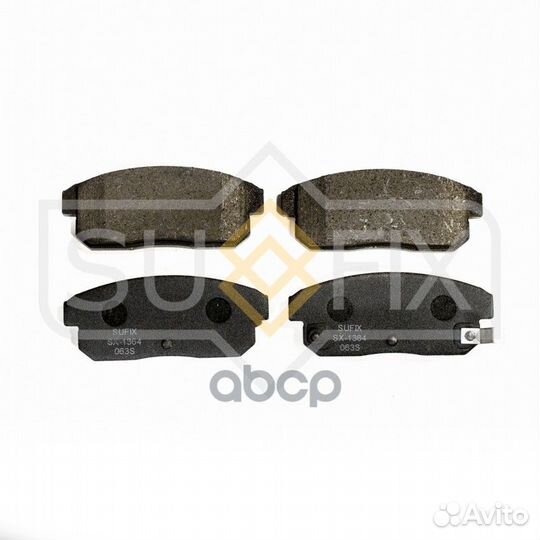 Колодки тормозные дисковые зад прав/лев SX1