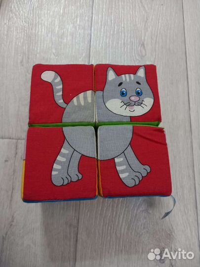 Кубики-мякиши, мозаика