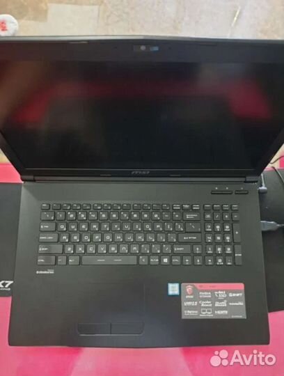 Игровой ноутбук msi 17.3 дюйма
