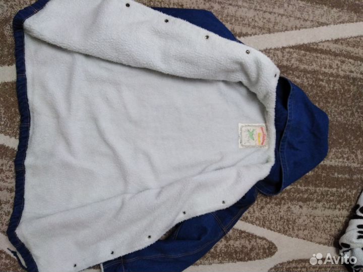 Джинсовая куртка 90 года в идеальном сохранер48-50