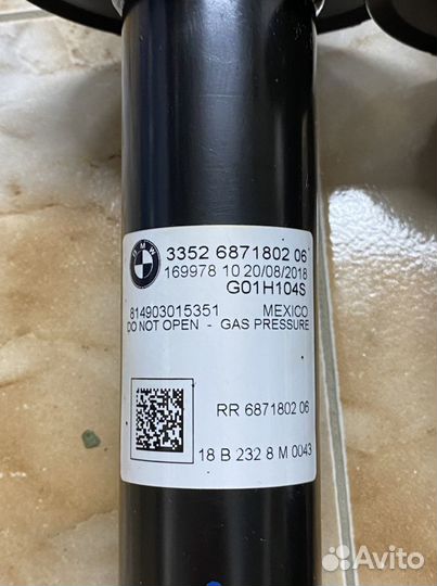 Стойки X3 G01 М зад пружины амортизаторы спорт BMW