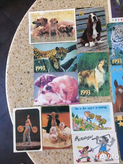 Календарики разных лет цена за все