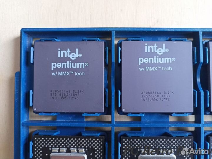 Ретро процессоры Socket 7 Intel Pentium P54C P55C