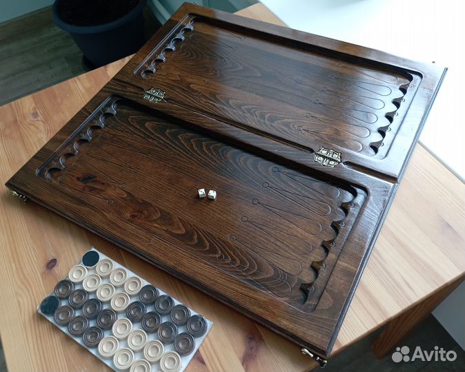 Нарды ручной работы массив