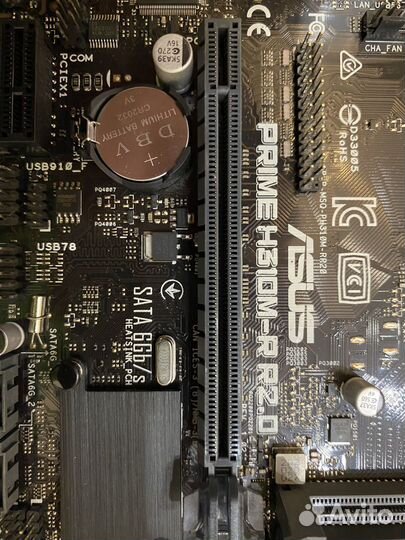 Материнская плата asus h310m r r2.0