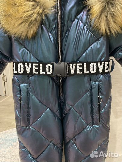 Детский зимний комбинезон на девочку