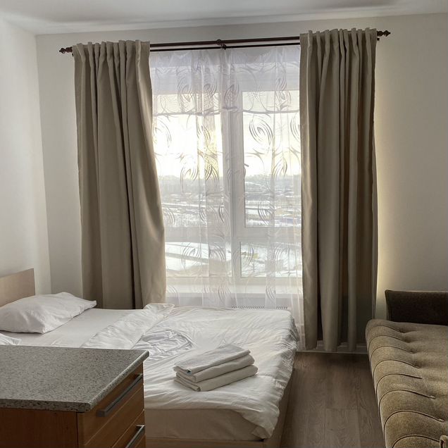 Квартира-студия, 22 м², 2 кровати