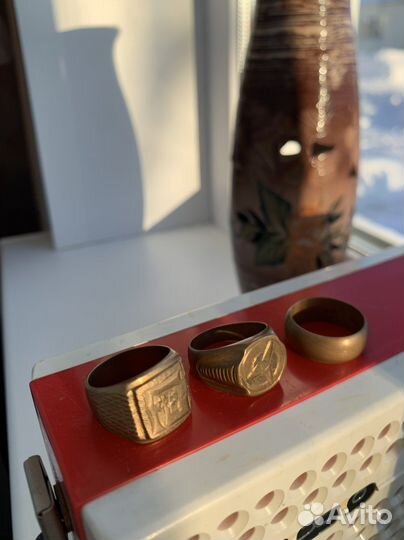 Перстень печатка мужской СССР