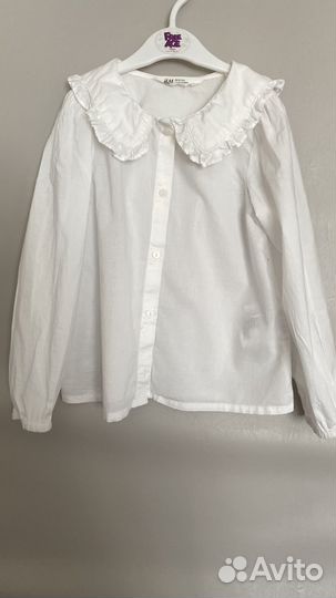 Блузка белая hm 122