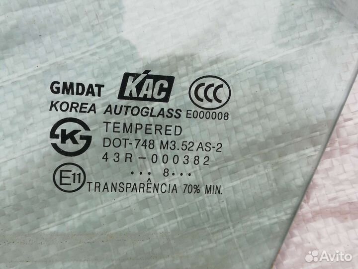 Стекло переднее левое, заднее левое шевро лачет