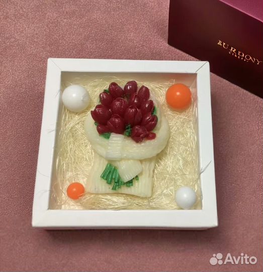 Тюльпаны, мыло ручной работы